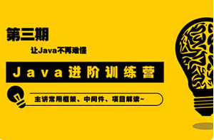 【编程代码】《90天Java进阶训练营第三期》[MP4][百度网盘下载]