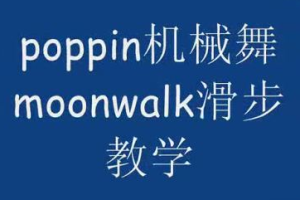 《滑步太空步教学视频+机械舞poppin教学》[MP4/MOV][4.89GB][百度网盘下载]