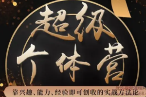卢战卡丨超级个体营[MP4][33.37GB][百度网盘下载]
