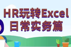 《HR玩转Excel -日常实务篇》[MP4][3.66GB][百度网盘下载]