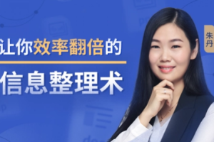 《14堂超级信息整理术》[MP4//PDF][1.20GB][百度网盘下载]