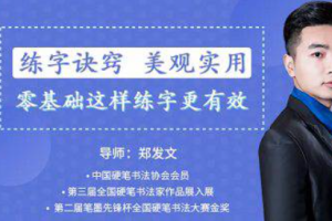【书法教学】《教你零基础写出一手漂亮好字》视频[MP4/2.15GB][百度网盘下载]