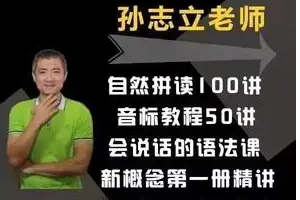 《孙志立英语口语每天练100讲》视频课程合集(完整版)[MP4/7.24GB][百度网盘下载