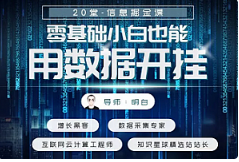 《21堂信息掘金课，零基础小白也能用数据开挂》音频课程合集(完整版/带课件)[MP3/PDF/567.62MB]百度网盘下载