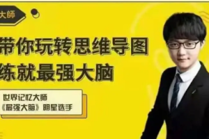 《玩转思维导图练就最强大脑》[含课件][MP4][694.48MB][百度网盘下载]