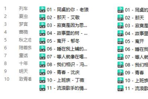 校园民谣珍藏版[4张CD]歌曲合集[FLACMP31.11GB][百度网盘下载]