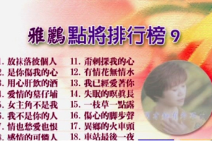 音乐专辑碟[群星 – 雅鹂点将排行榜9][KTV][DVDNRG][4.29G][百度网盘下载]