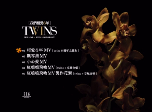 音乐专辑碟[Twins – 我们相爱六年MV][DVD-ISO][1.28G]